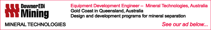 Equipment Development Engineer –  Mineral Technologies, Australia