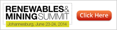 RENEWABLES & MINING SUMMIT - Johannesburg, June 23-24, 2014